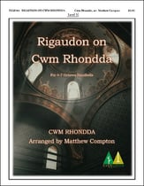 Rigaudon on Cwm Rhondda Handbell sheet music cover